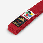 Ceinture Adidas Elite WKF Rouge avec Kanji