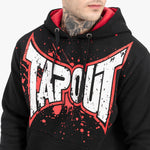 Felpa Tapout Splashing Nero-Combat Arena