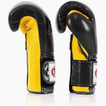 Guantoni Fairtex Mexican Style BGV9 Nero-Nero-giallo-Combat Arena