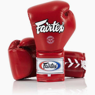 Guantoni Fairtex PRO Training Mexican Style BGL7 Rosso con lacci