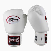 Gants de Muay Thai Twins Special BGVL3 Blanc