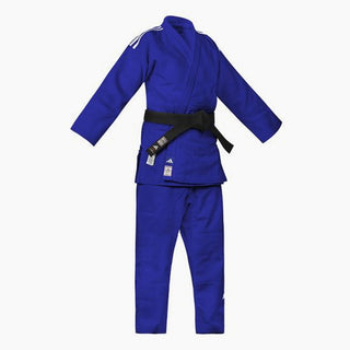 Judopak blauw Adidas J730 Champion III IJF Slimfit