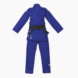 Judopak blauw Adidas J730 Champion III IJF Slimfit