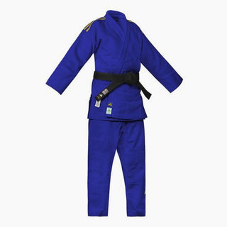 Judopak blauw Adidas J730 Champion III IJF gouden strepen