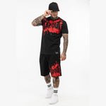 Pantaloncini Tapout Blashed Nero-Combat Arena