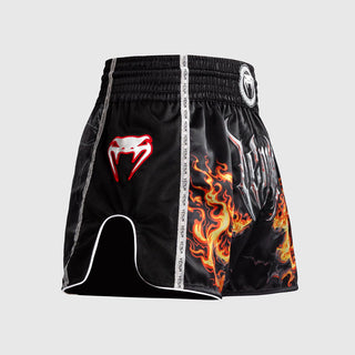 Pantaloncini kick-thai Venum Gladiator 5.0 Nero-Arancione-Combat Arena