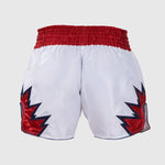 Pantaloncini kick-thai Venum Inferno Bianco-rosso-Combat Arena