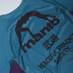 Rashguard Manto Society maniche corte Verde-Combat Arena