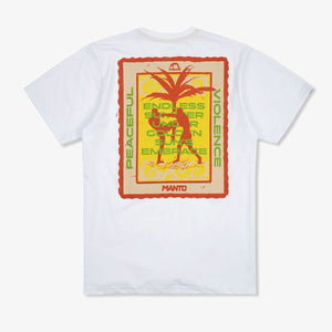 T-shirt Manto Endless Summer Bianco-Combat Arena