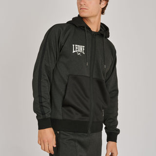 Sweatshirt Leone Gemêleerd ABX611 met kap