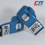 Bokshandschoenen Cleto Reyes Safetec CB4 Blauw-zwart met veters