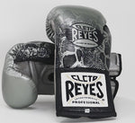 Gants de boxe Cleto Reyes Professionnel CB2 Steel Snake avec lacets